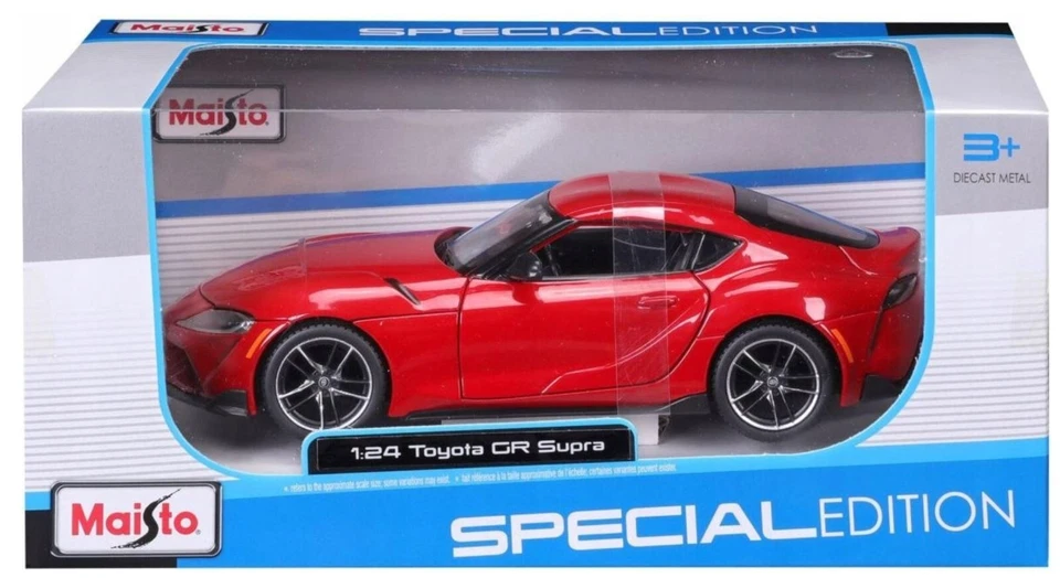 MK5 TOYOTA GR SUPRA Red - Rosso Die Cast 1/24 Maisto 32917 RD - Immagine 2 di 4