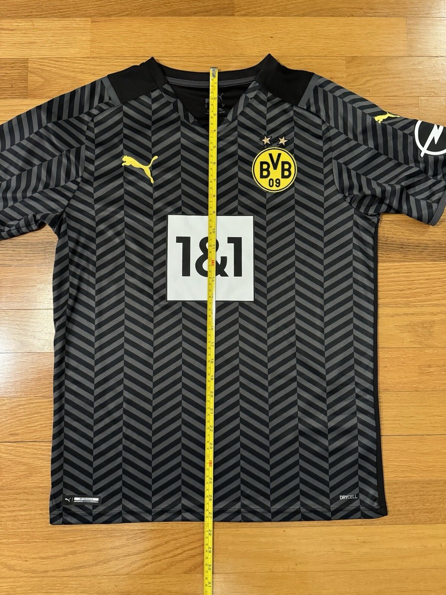 ボムギュ　ユニフォーム New M Puma Borussia Dortmund BVB 21/22 Away Soccer Jersey Kit