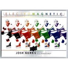 2021-22 Upper Deck Hockey Series 1 Electromagnetic #EM-14 Josh Norris Ottawa