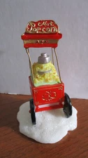 3.5" POPCORN POPPER CART CHRISTMAS VILLAGE HOUSE ACCESSORY
