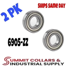 6905-ZZ  Sheild Premium ABEC3 25mm x 42mm x 9mm (2PK)