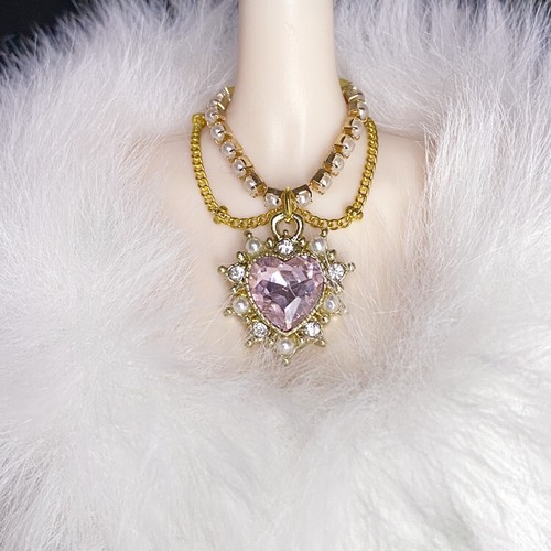 Miniatures Accessorie 1/6 Scale Dolls Jewelry Luxury Diamond Necklace 11.5" Inch - Picture 20 of 20