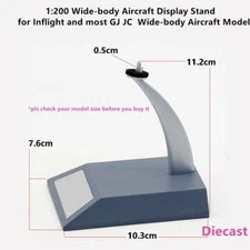 1:200 Wide-body Aircraft Model Display Stand For Inflight200 and most GJ JC 