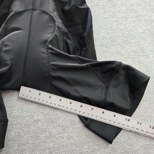 Novara Men Activewear Shorts Medium Black White Colorblock Cycling Bib Padded - Picture 6 of 9