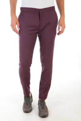 Pantaloni Daniele Alessandrini Jeans Trouser Uomo Bordeaux P3296N7433605 14