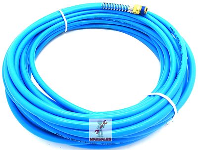 1/4'' x 50Ft NPT Fitting Air Compressor PU Hose Roofing Framing Carpentry 200PSI