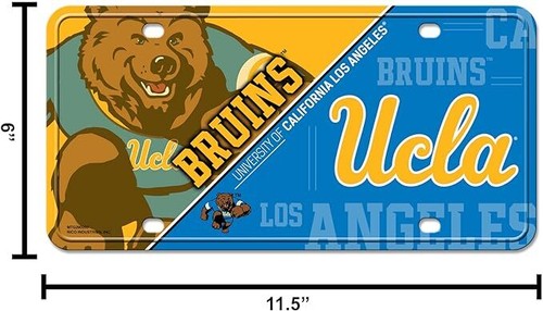 UCLA Bruins 12x6 Metal License Plate Auto Tag - Picture 5 of 6
