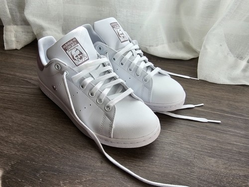 Adidas Stan Smith Womens Shoes Size US 8, white/lilac - Picture 2 of 7