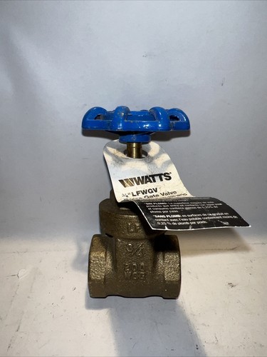 WATTS Brass GATE VALVE 3/4"—LFWGV