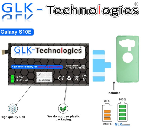 Akku FüR Samsung Galaxy S10E SM-G970F Profi-Set | EB-BG970ABU Duos Ohne Set-image