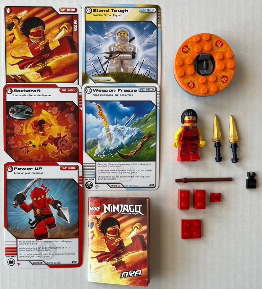 Lego Ninjago Masters Of Spinjitzu Nya #2172 Complete Set | eBay