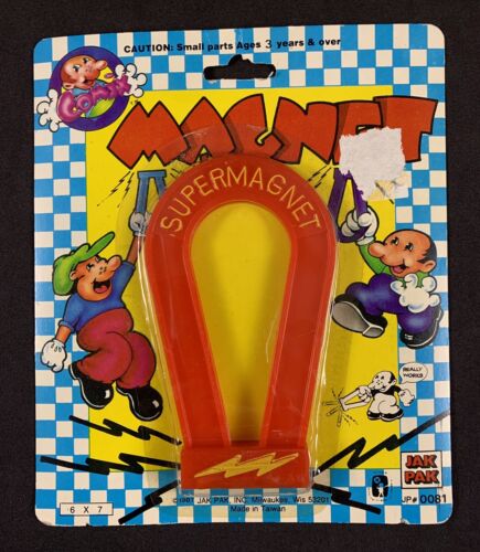 Vintage 1987 Comix SuperMagnet by Jak Pak - Made in Taiwan