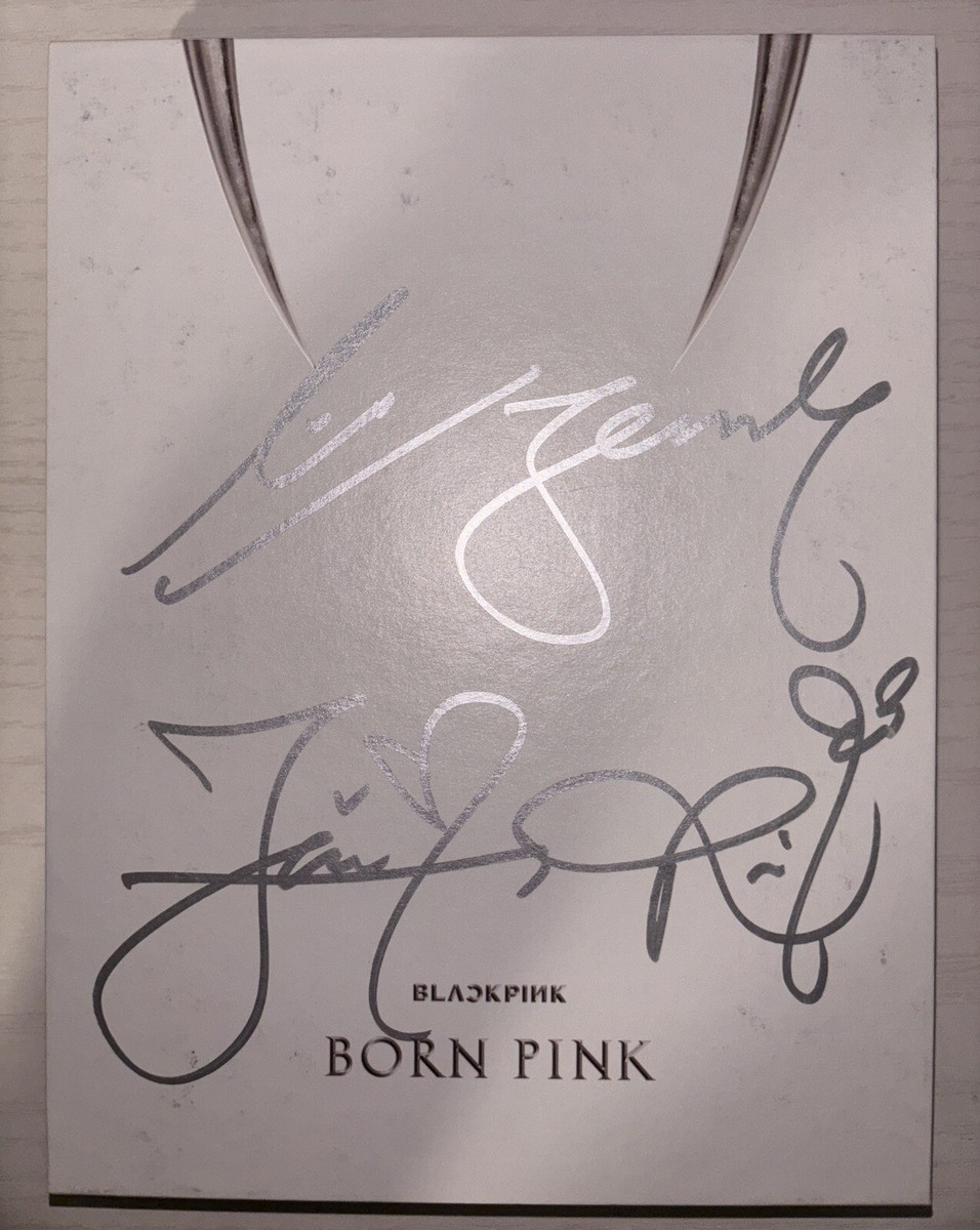 ブルピン BLACKPINK BORN PINK 直筆サイン入りCDセット BLACKPINK [BORN PINK] All Member Autographed Signed Album | eBay