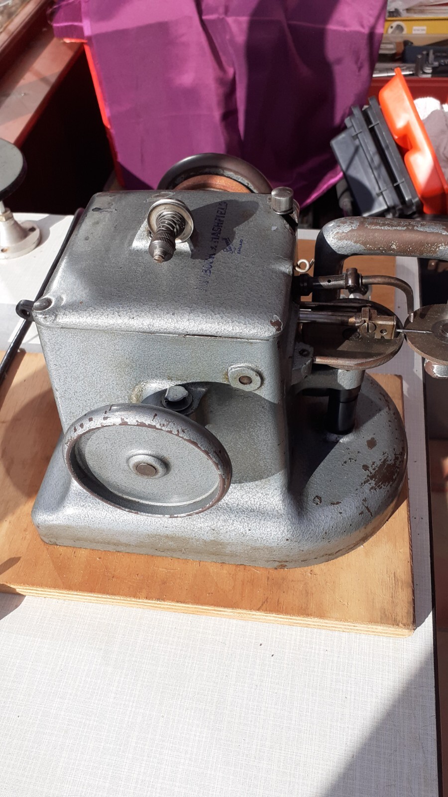 Allbook & Hashfield 'Success' GLOVE & FUR / LEATHER sewing machine eBay