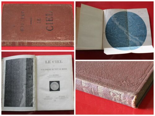 1873 - JC Houzeau / Le CIEL mis à portée de tout le monde - Avec 4 cartes - Picture 1 of 5