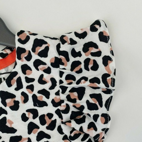 Myleene Klass Girls Baby Jumpsuit MY K Summer Outfit Pink Animal Leopard Print - Picture 3 of 3