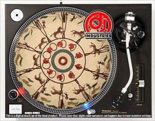 Zebra Jump - 7"-12" DJ slipmat for LP turntable record player