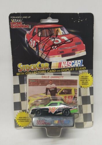 Dale Jarrett Racing Champions Stock Car Autographed 1991 Edition 1/64 Signed VTG - Picture 1 of 11