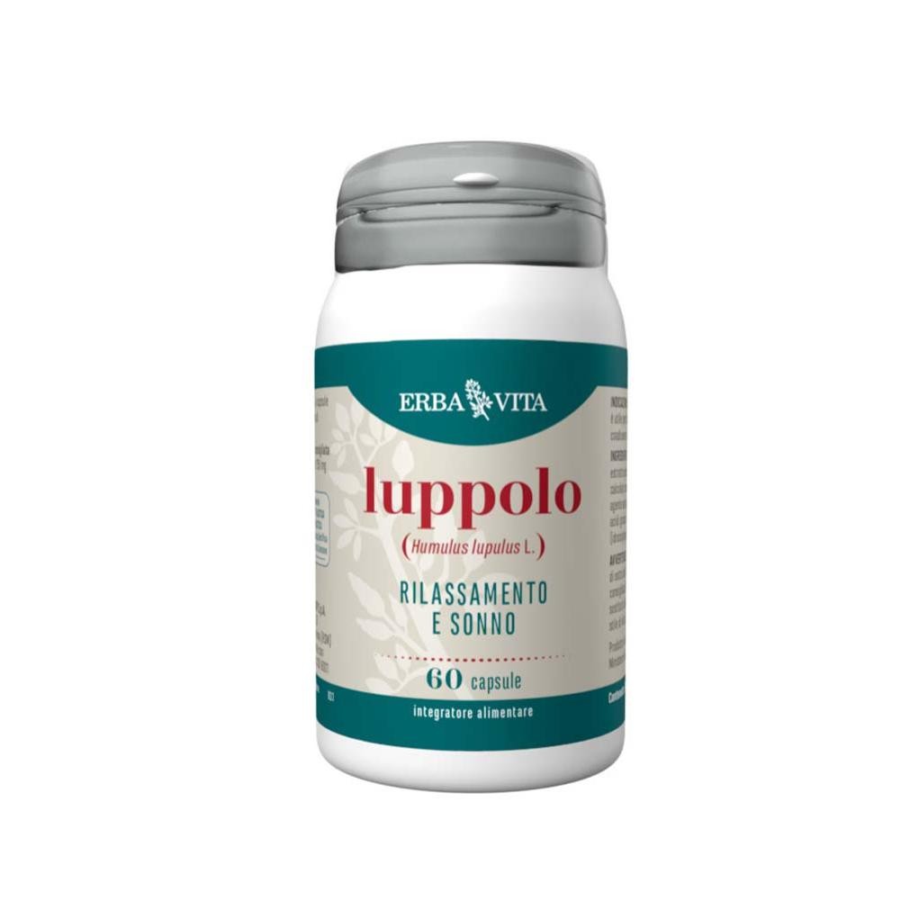 Erba Vita Integratore Luppolo Per Rilassamento E Riposo, 60 Capsule - Immagine 2