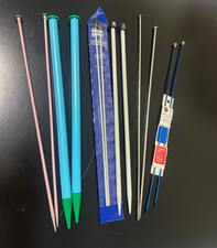 Lot 6 Sets Misc Aluminum Knitting Needles Boye  Bates