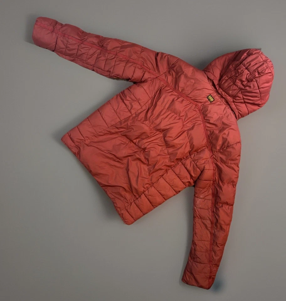 Abrigo G-Star Raw Originals Rojo Capucha Puffer Chaqueta con Cremallera | Para Hombre Talla (S) Foto 3 de 4
