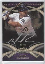 2014 Topps Tier One New Guard Silver Ink 9/10 Wilin Rosario #NGA-WR Auto 0c6