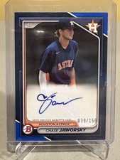 2024 Bowman - Paper Prospect Retail Autographs Chase Jaworsky #PPRA-CJ Blue...