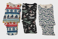 Lot of 3 Hanna Andersson Kids Boys Pajamas, StarWars, Dinosaurs, size 130cm/8