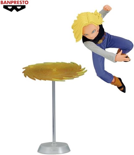 ANDROID 18 GX MATERIA Figura Statua 13cm DRAGON BALL Originale BANPRESTO Bandai - Foto 2 di 3