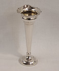 Birmingham 1910 An Edwardian Antique Sterling Silver Flower Vase.