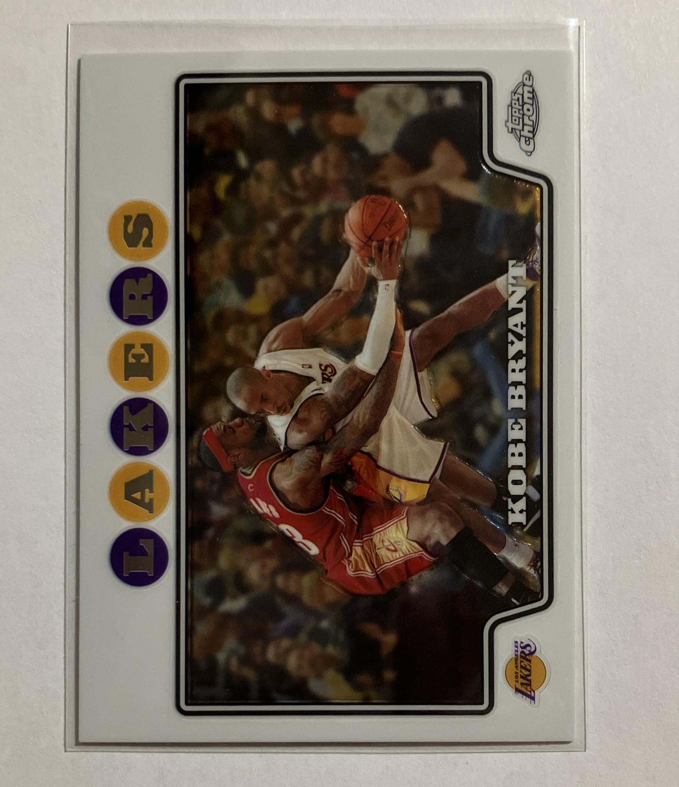2008-09 Topps Chrome Kobe Bryant #24 Guarded by LeBron James