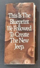 Vintage Map - Bartholomew World Projection - Jeep - 22 x 36 Inches - Early 1990s