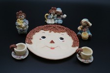 Raggedy Ann  Andy Mini Tea Set 10 Pieces Popular Imports