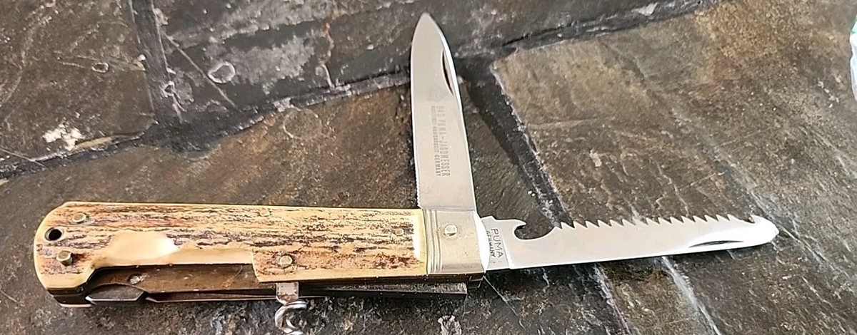 Vintage Puma 943 Jagdmesser Multi-Tool Pocketknife Germany