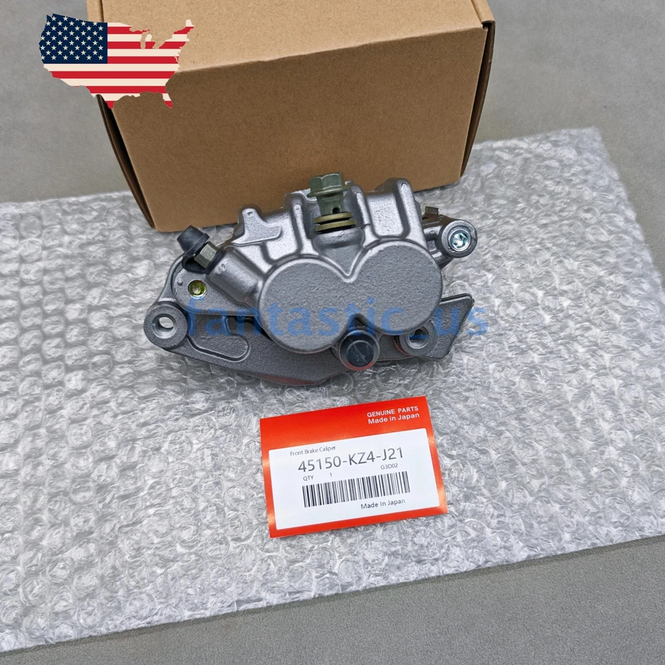 NEW Front Brake Caliper &Pads For Honda CR125R CR250R CR500R 95-05 45150-KZ4-J21 — 第 2/4 张图片