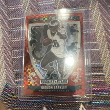 2025 Panini Rookies & Stars Crusade Saquon Barkley Red Prizm Eagles #7