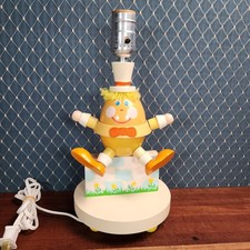 Vintage Nursery Originals Humpty Dumpty Lamp 1970s Nursery Kids Toy Light 12"