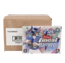 2025 TOPPS FINEST FOOTBALL HOBBY 8-BOX CASE In Hand Ready To Ship