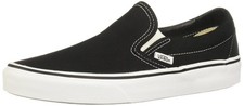 Vans Unisex Adult Classic SlipOn Shoes In Black  Black  Authentic New