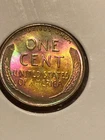 Uncirculated Red Brown Toned 1945-S San Francisco Mint Copper Lincoln Wheat Cent