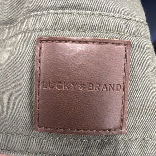 Men's L Green LUCKY BRAND FULL ZIP Bomber Jacket, 3-pockets, BRAND NEW WITH TAGS image 10