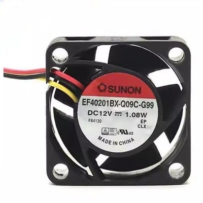 EF40201BX-Q09C-G99 DC12V 1.08W 40*40*20MM 3-Wire Cooling Fan #md