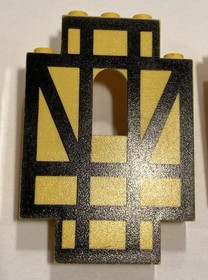 LEGO Lot 2444 2444P03 Panel 2x5x6 Yellow  6276 El Dorado & 6074 Black Falcon&rsquo;s