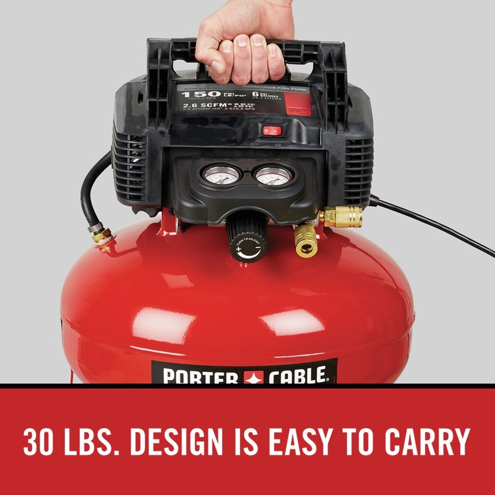 Porter-Cable PXCM2002.COM 6 gal 150 PSI Electric Pancake Air Compressor New