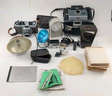 Vintage Camera Lot PARTS OR REPAIR Lot Polaroid Tower 57 Extras Read Description