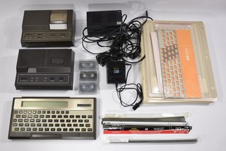 HP 75C Basic Tischrechner Computer Taschenrechner Hewlett Packard mit Zubehör