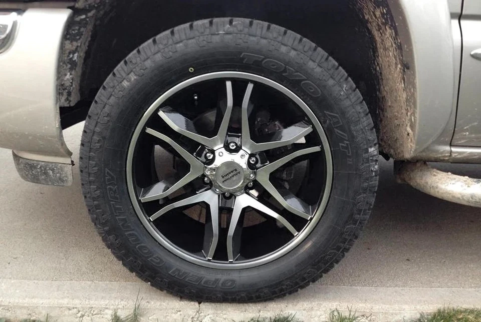 American Racing AR893 MAINLINE 1PC Wheel 18x8.5 (12, 6x139.7) Black Single Rim Foto 3 de 4