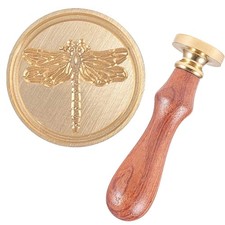 CRASPIRE Dragonfly Wax Seal Stamp Insect Sealing 25mm,