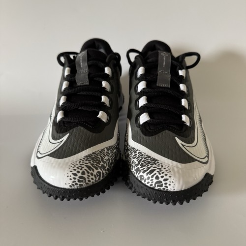Nike Women 7 Alpha Huarache Elite 4 Turf Softball Shoes Black/White FD2746-002 - Picture 3 of 9