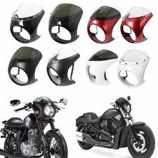 7-Inch Front Headlight Fairing with Windscreen for Universal Motorcycle